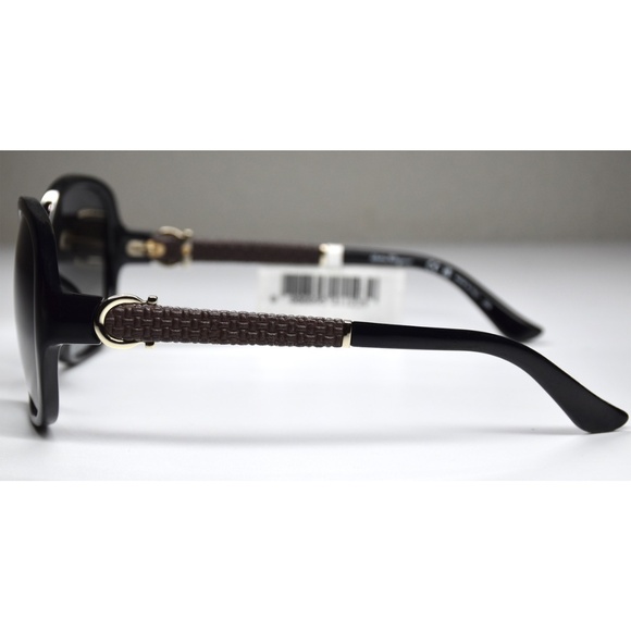 SALVATORE FERRAGAMO SF744SLA 001 BLACK GRADIENT GREY BUTTERFLY SUNGLASSES. 59 mm main image 8